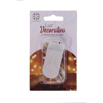 Cordão Luminoso Decorativo 3m 30 Leds Branco Quente