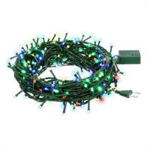 Cordão Luminoso Led Pisca Pisca 8 Funções 200 Leds Taschibra 110V Colorida Cordão Luminoso Led Pisca Pisca 8 Funções 200 Leds Taschibra 110V Colorida