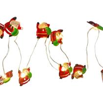 Cordão Luminoso Natalino 1 Metro Led 10 Mini Noel Taschibra Cordão Luminoso Natalino 1 Metro Led 10 Mini Noel Taschibra