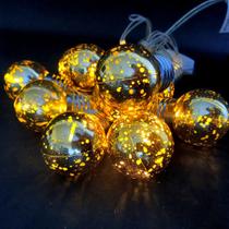 Cordão Luminoso Permanente Com 10 Leds Branco Quente 1,5M 127V - SALDÃO. Cordão Luminoso Permanente Com 10 Leds Branco Quente 1,5M 127V - SALDÃO.