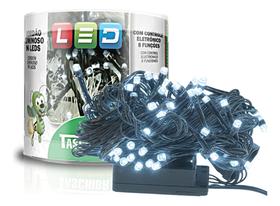 Cordão Luminoso Pisca Pisca Enfeite Natalino 5m Branco 220V