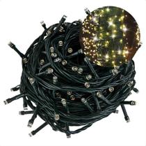 Cordão Luminoso Pisca Pisca Led Flash 200 Leds 3000k+6500k Taschibra 110v