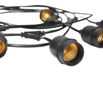Cordão Luminoso Pix Cipro 5 Mt 10xe27 Ip65 C/prolongador Bivolt