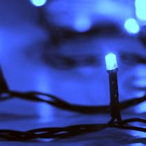 Cordão Luminoso Taschibra 96 LEDs 8F Isol VD 220V-Azul