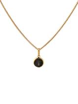 Cordão Malha Veneziana, Com Pingete Ponto de Luz, Em Ouro 18K Cordão Malha Veneziana, Com Pingete Ponto de Luz, Em Ouro 18K