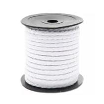 Cordão marwan 6mm cor branco peça c/10 metros