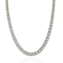 Cordão Masculino Aço Inoxidável Grosso 60cm Prateado Grumet Cordão Masculino Aço Inoxidável Grosso 60cm Prateado Grumet