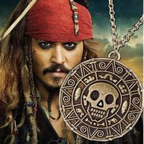 Cordão Medalhão Piratas Do Caribe A Maldição Do Pérola Negra Geek