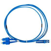 Cordão Óptico Duplex Monomodo SM Single Mode SC-UPC/LC-UPC com Diâmetro de 2mm e Comprimento de 2 metros - Pier Telecom