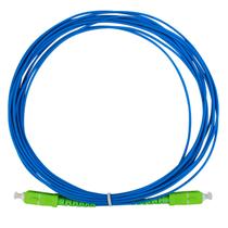 Cordão Óptico Simplex SM Monomodo SC-APC/SC-APC com Diâmetro de 2mm e Comprimento de 5 Metros - Pier Telecom