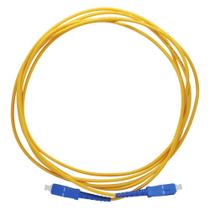 Cordão Óptico Simplex SM Monomodo SC-UPC/SC-UPC com Diâmetro de 2mm e Comprimento de 5 metros - Pier Telecom