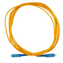 Cordão Óptico Simplex SM Singlemode com conectores SC-UPC/SC-UPC 9/125µm - 3 metros.