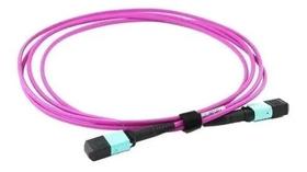 Cordão Ótico Fibra Mpo Om4 Type B (12 Núcleos 12fo) 1mt