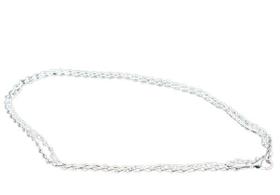 Cordão ou Correntinha para Pingente Banho Prateado 50cm Cordão ou Correntinha para Pingente Banho Prateado 50cm