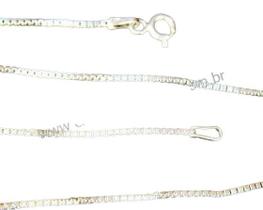 Cordão ou Correntinha Veneziana PRATA 925 para Pingente 45CM