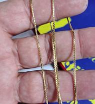 Cordão Ouro 18 Kilates Peso 4.50 Gramas 50 Cm 1 mm