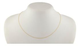 Cordão Ouro 18k Feminino Corrente Cadeado 1.0 45 Cm Garantia Amarelo Cordão Ouro 18k Feminino Corrente Cadeado 1.0 45 Cm Garantia Amarelo