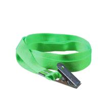 Cordão para Crachá com Jacaré Amarelo Fluorescente 12mm 10un Cordão para Crachá com Jacaré Amarelo Fluorescente 12mm 10un