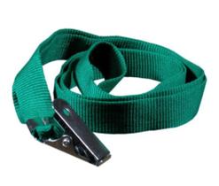 Cordão Para Crachá Com Jacaré Verde Bandeira 12mm - Cassmar