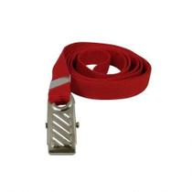 Cordão para crachá com presilha vermelho pct 10 unid - Mares