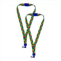 Cordao para Cracha Tecido QUEBRA-CABECA Tea C/PRE PCT.C/02