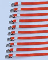 Cordão para Crachá Vermelho pacote com 10 unidades Cordão para Crachá Vermelho pacote com 10 unidades