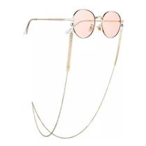 Cordão Para Óculos 75cm Corrente Banhado Ouro Prata Luxo