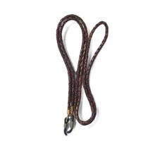 Cordão para Óculos GENIQUE em Couro Legítimo 81 cm Marrom Antigo Cordão para Óculos GENIQUE em Couro Legítimo 81 cm Marrom Antigo