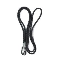 Cordão para Óculos GENIQUE em Couro Legítimo Trançado 81 cm Preto Cordão para Óculos GENIQUE em Couro Legítimo Trançado 81 cm Preto