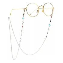 Cordão Para Óculos Pedras Coloridas 70cm Corrente