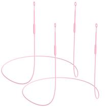 Cordão para protetor auricular Kasiden em silicone flexível magnético rosa Cordão para protetor auricular Kasiden em silicone flexível magnético rosa