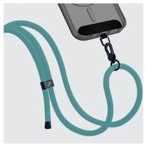 Cordão para Smartphone Nylon 160cm Azul Claro Cordão para Smartphone Nylon 160cm Azul Claro