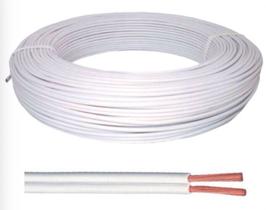 Cordão Paralelo 300v 100mts 2x4.00mm Branco - Danflex Cordão Paralelo 300v 100mts 2x4.00mm Branco - Danflex