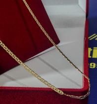 Cordão Piastrine Ouro 18 Kilates Peso 2.80 Gramas 2 mm 45 Cm