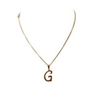 Cordão + Pingente De Letra Luxo