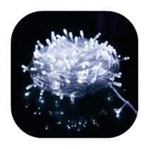 Cordão Pisca 100 Led Prova Dágua Fixo Fio Transparente 3 Cores 10m Decor Natal