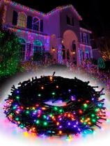 Cordão Pisca 300 Leds 30 Metros 8 Funções Prova D'água Natal Cordão Pisca 300 Leds 30 Metros 8 Funções Prova D'água Natal