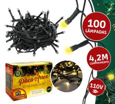 Cordão Pisca Iluminação Enfeite Natal C/ 100 M/mf 10m 110v - ArtChristmas