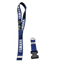 Cordão Porta Chaves Pescoço Personalizado Yamaha Azul