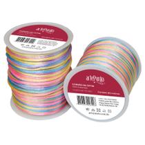 Cordão Rabo De Rato Artepunto 1,0mm C/50 Metros 015 Multicor Cordão Rabo De Rato Artepunto 1,0mm C/50 Metros 015 Multicor