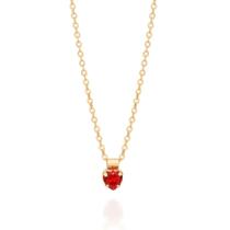 Cordao Rommanel Cadeado Cristal Vermelho 50 cm 45 cm 5324275033 Cordao Rommanel Cadeado Cristal Vermelho 50 cm 45 cm 5324275033