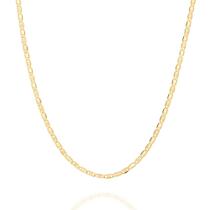 Cordão Rommanel Feminino 42cm Elos Banhado A Ouro 531155