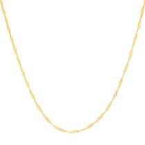 Cordão Rommanel Feminino Elo Grumet Ou Singapura Banhado Ouro 18k Cordão Rommanel Feminino Elo Grumet Ou Singapura Banhado Ouro 18k