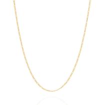 Cordão rommanel masculino 3x1 banhado a ouro 18k - tam.60cm