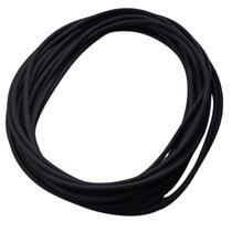 Cordão Tela Mosquiteiro Maciço Borracha 5mm Com 15 Metros Preto Cordão Tela Mosquiteiro Maciço Borracha 5mm Com 15 Metros Preto