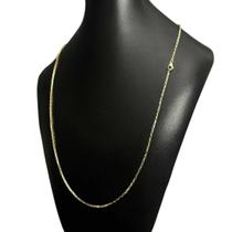 Cordão Tijolinho 1.1Mm - Banhado A Ouro 18K