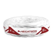 Cordão Torcido Megatron 2x1mmx100m Rolo 300V Branco Cordão Torcido Megatron 2x1mmx100m Rolo 300V Branco