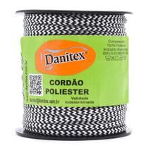 Cordão Trançado Poliéster 4,0mm Teia Zig Zag - 50 metros