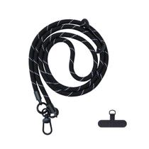 Cordão Universal Nerdcase para Celular, Poliéster, Cinza Rajado Cordão Universal Nerdcase para Celular, Poliéster, Cinza Rajado