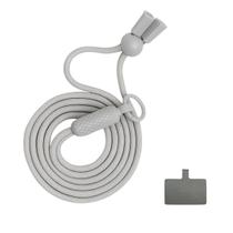 Cordão Universal Nerdcase Para Celular, Poliéster, Cinza